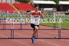 Mens under-20s hurdles, North Eastern Champs, Gateshead Stadium. Photo: David T. Hewitson/Sports for All Pics